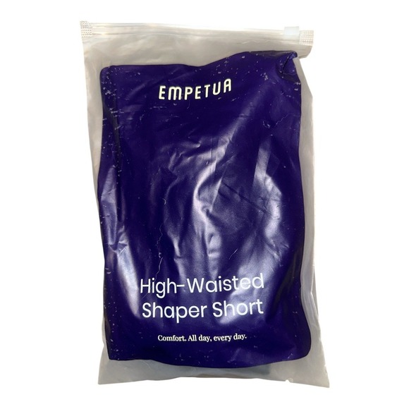 Empetua All Day Every Day High Waisted Black Shaper Shorts, XL/XXL - Picture 5 of 7